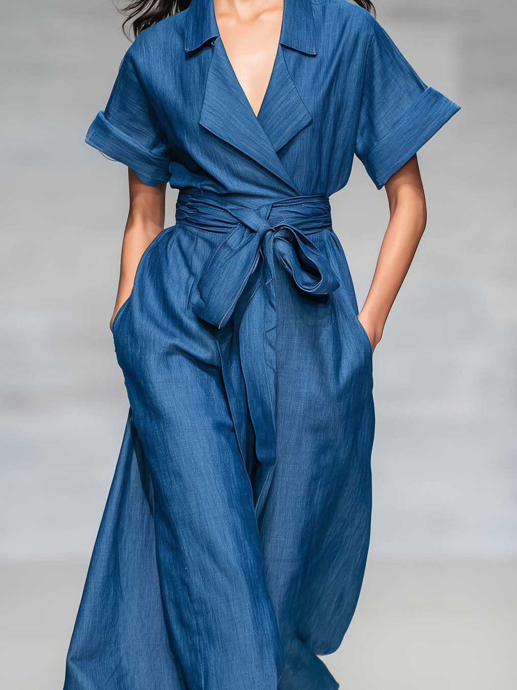 ALEJANDRA | Mono azul estilo denim