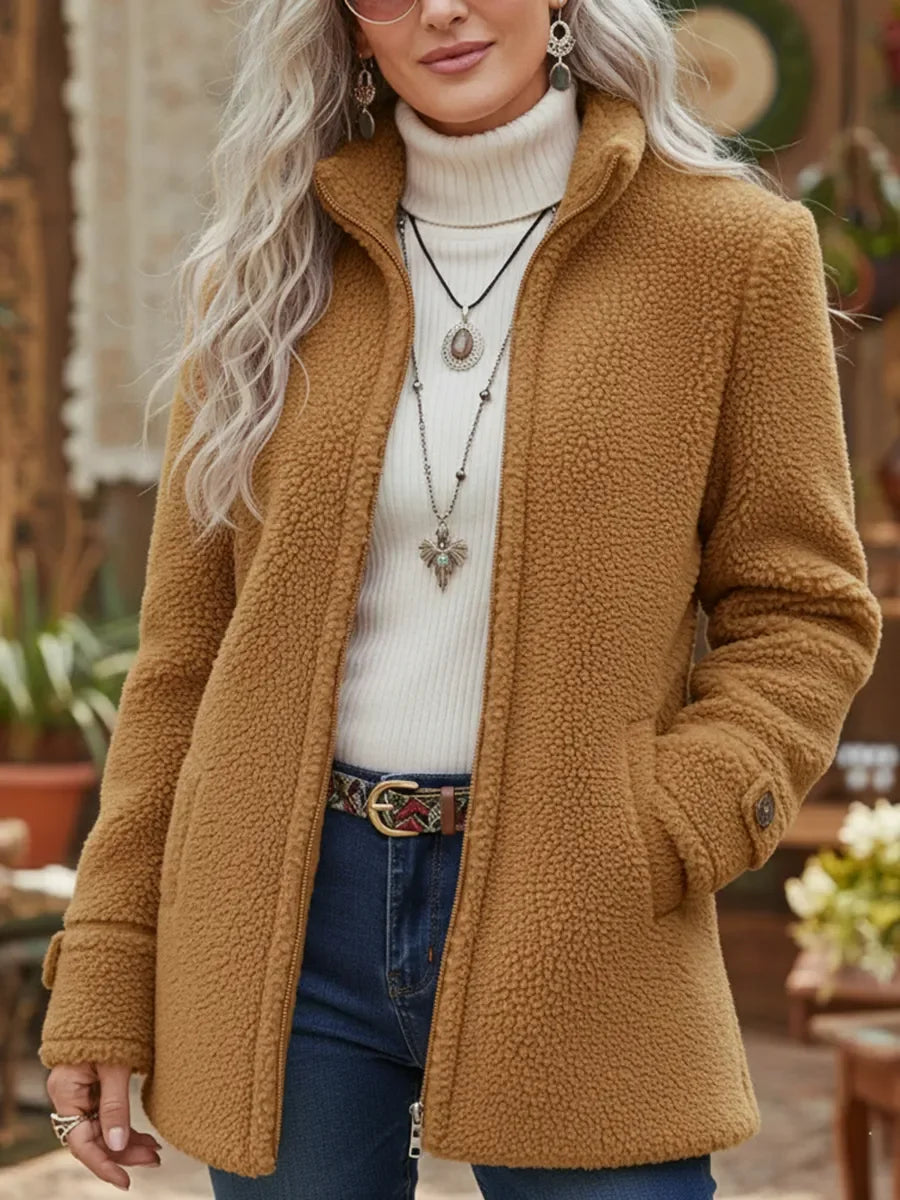 PAULA | Chaqueta teddy holgada