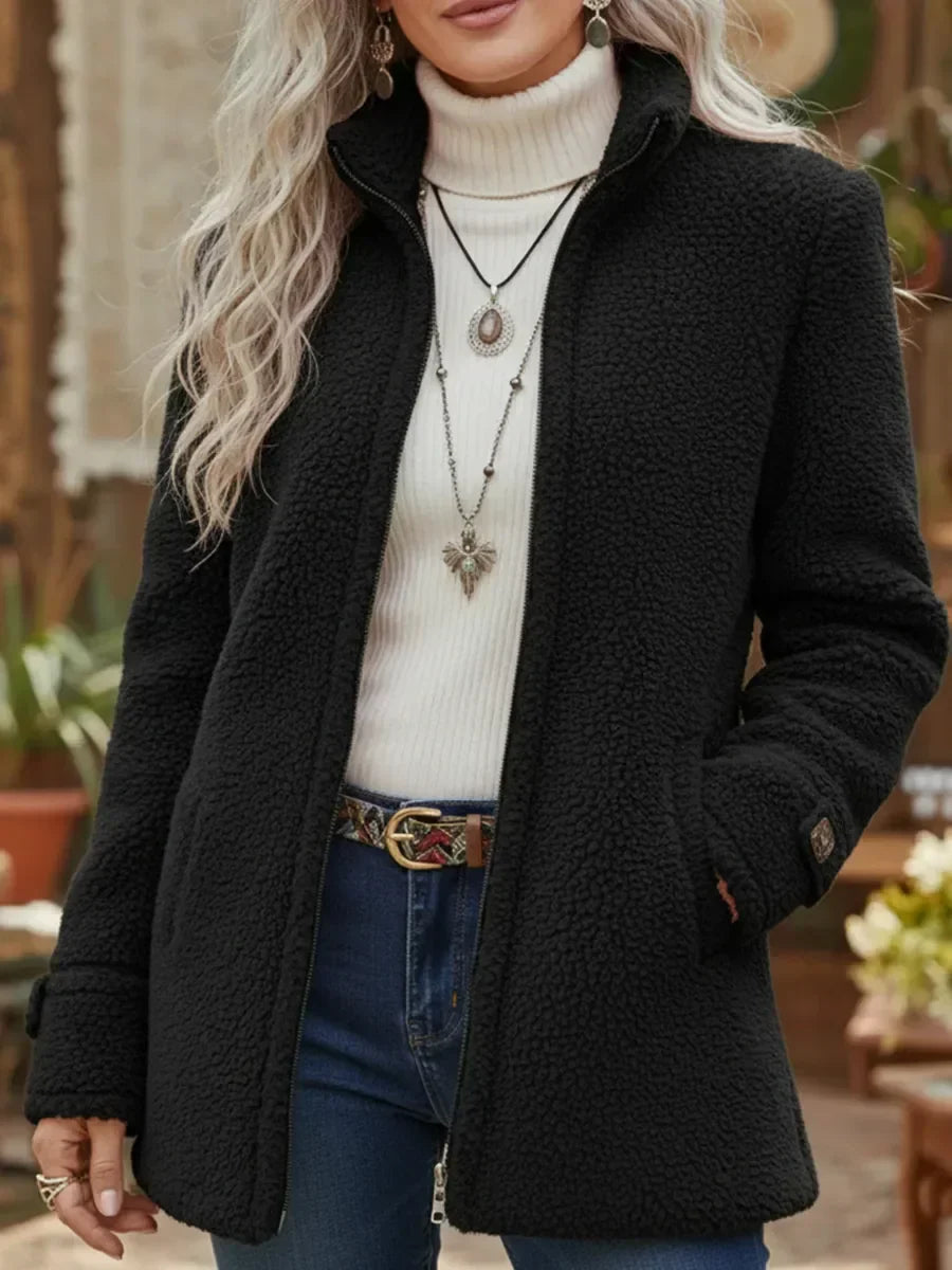 PAULA | Chaqueta teddy holgada