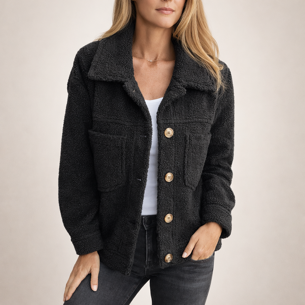 DIANA | Chaqueta con textura y botones
