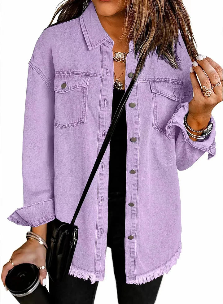 ISABEL | Chaqueta vaquera de corte holgado