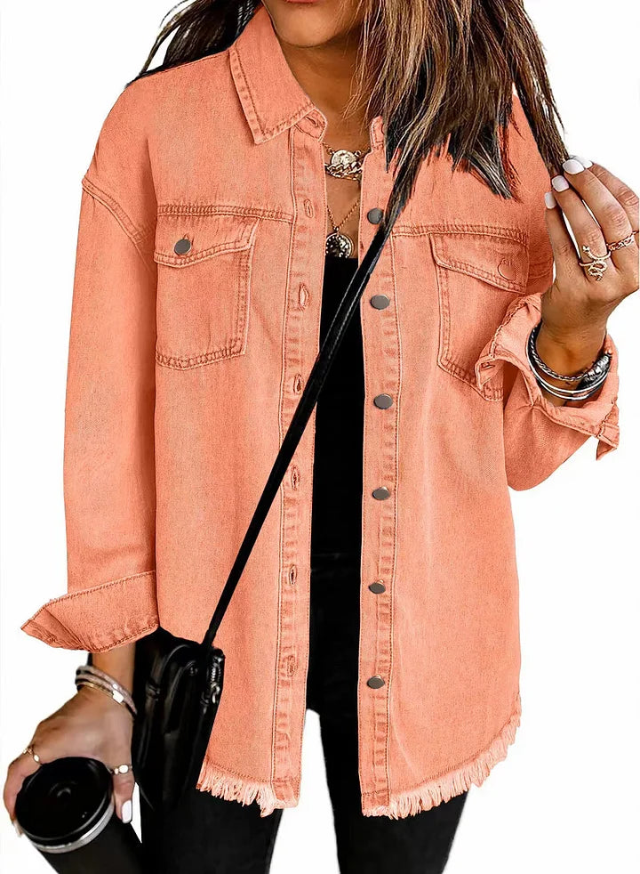 ISABEL | Chaqueta vaquera de corte holgado