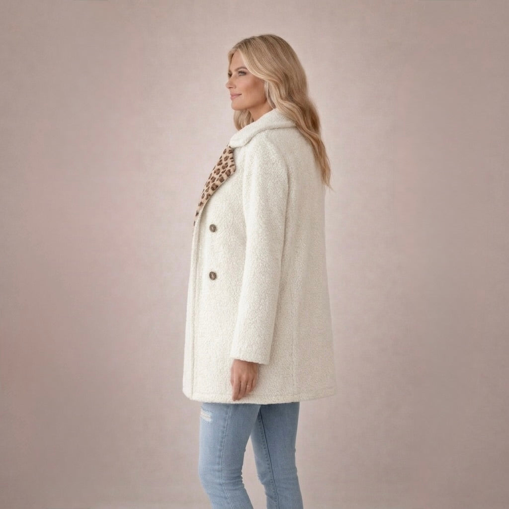 MARINA | Abrigo con estampado llamativo