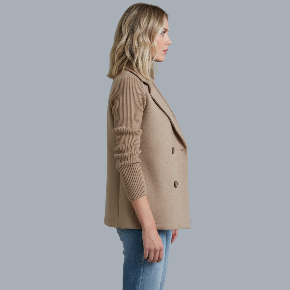 SASHA | Blazer de punto con botones