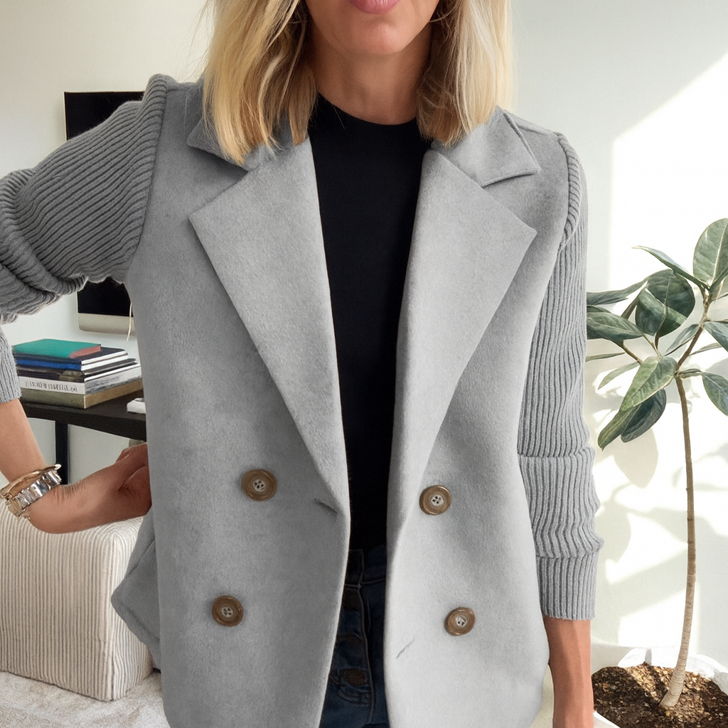 SASHA | Blazer de punto con botones