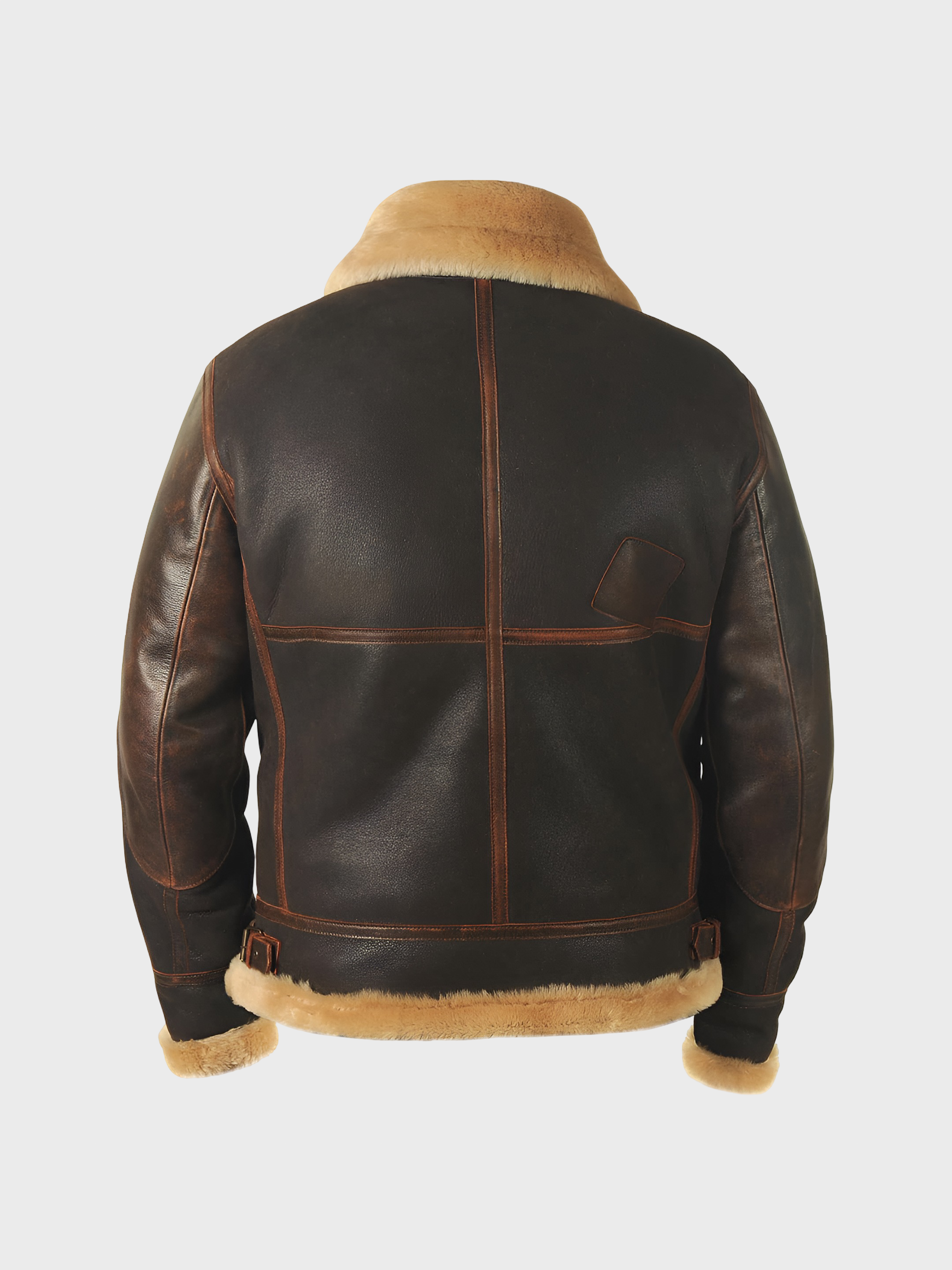 MAVERICK | Chaqueta aviadora con forro de borrego