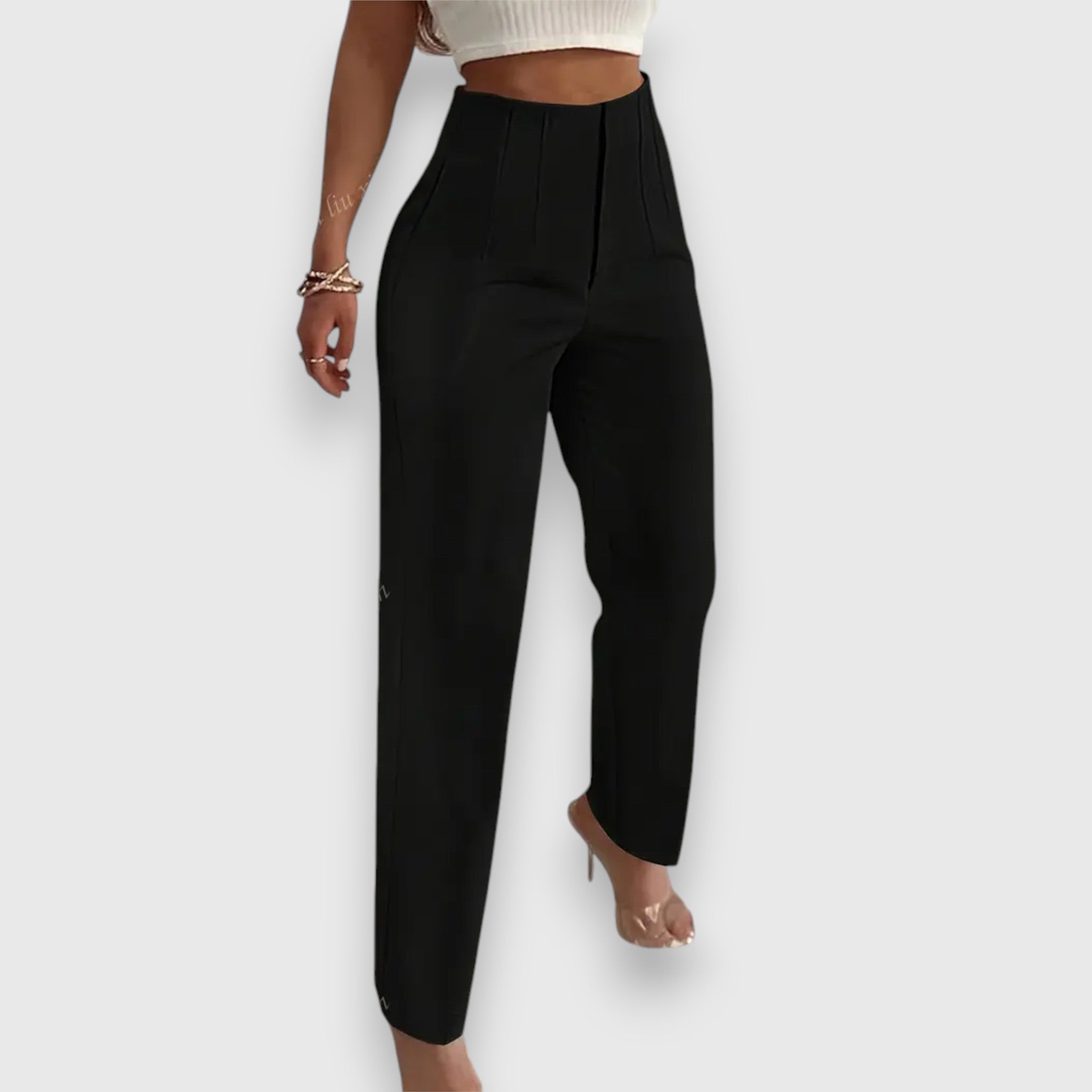 VERENA | Pantalón de rayas con tiro alto