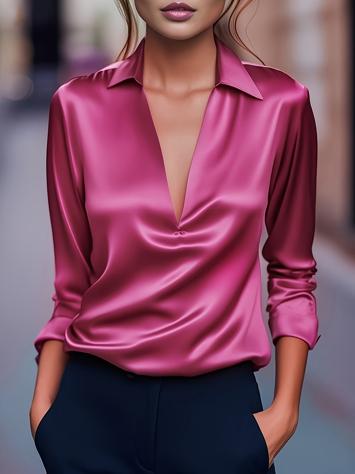 ALBA | Blusa con escote en V