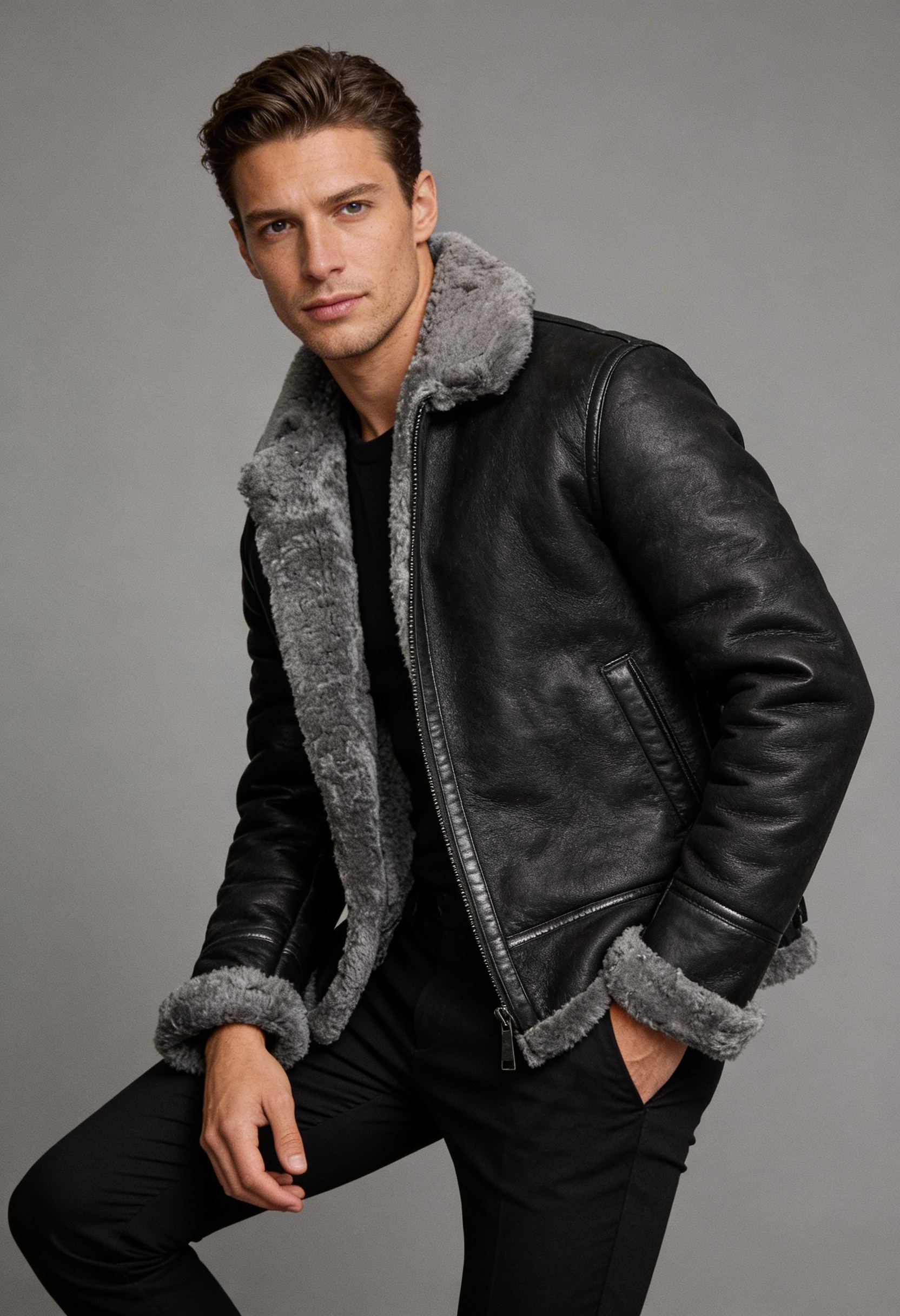 AMAYA | Chaqueta abrigada de corte recto