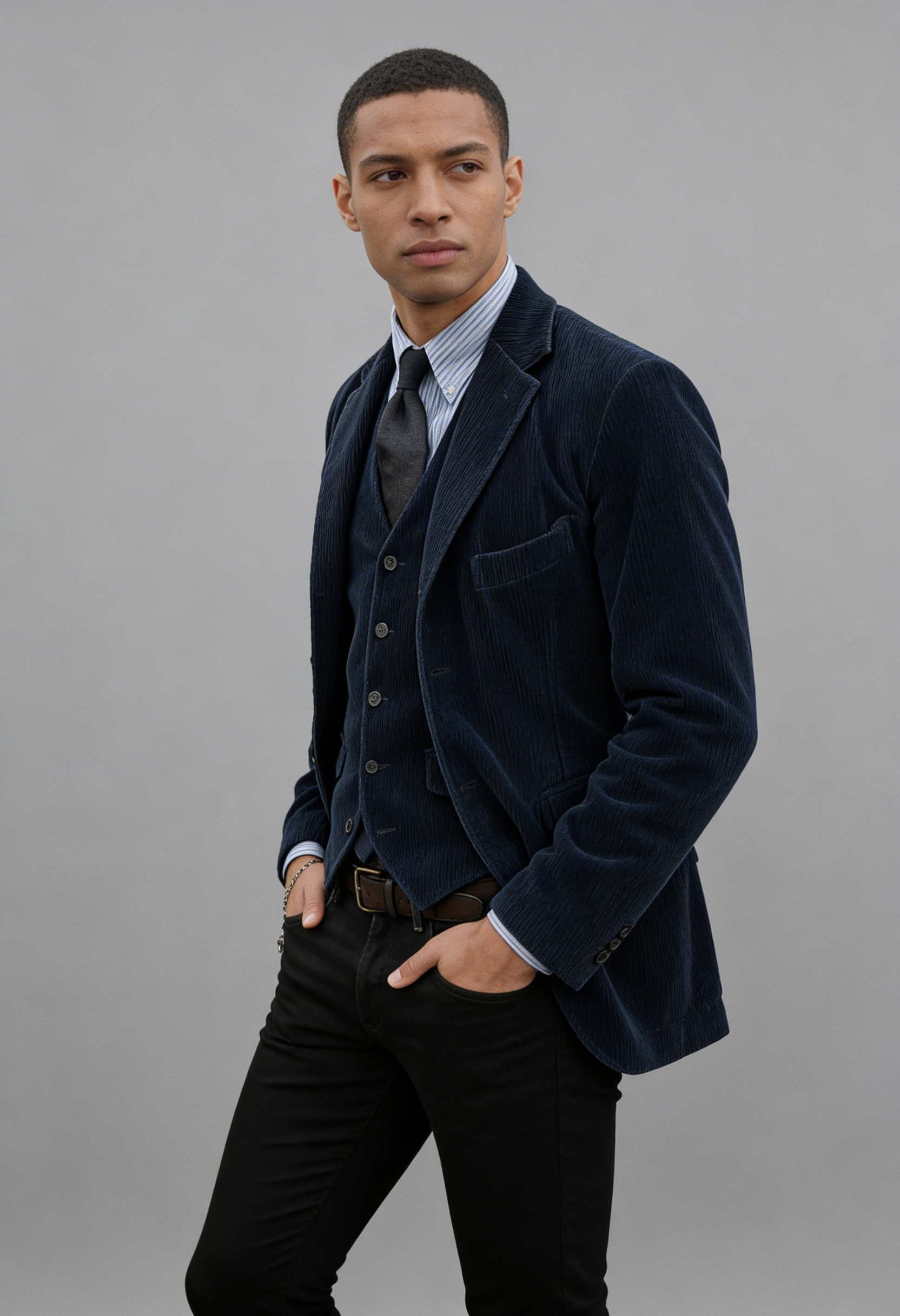CARLOS | Conjunto de blazer con chaleco slim