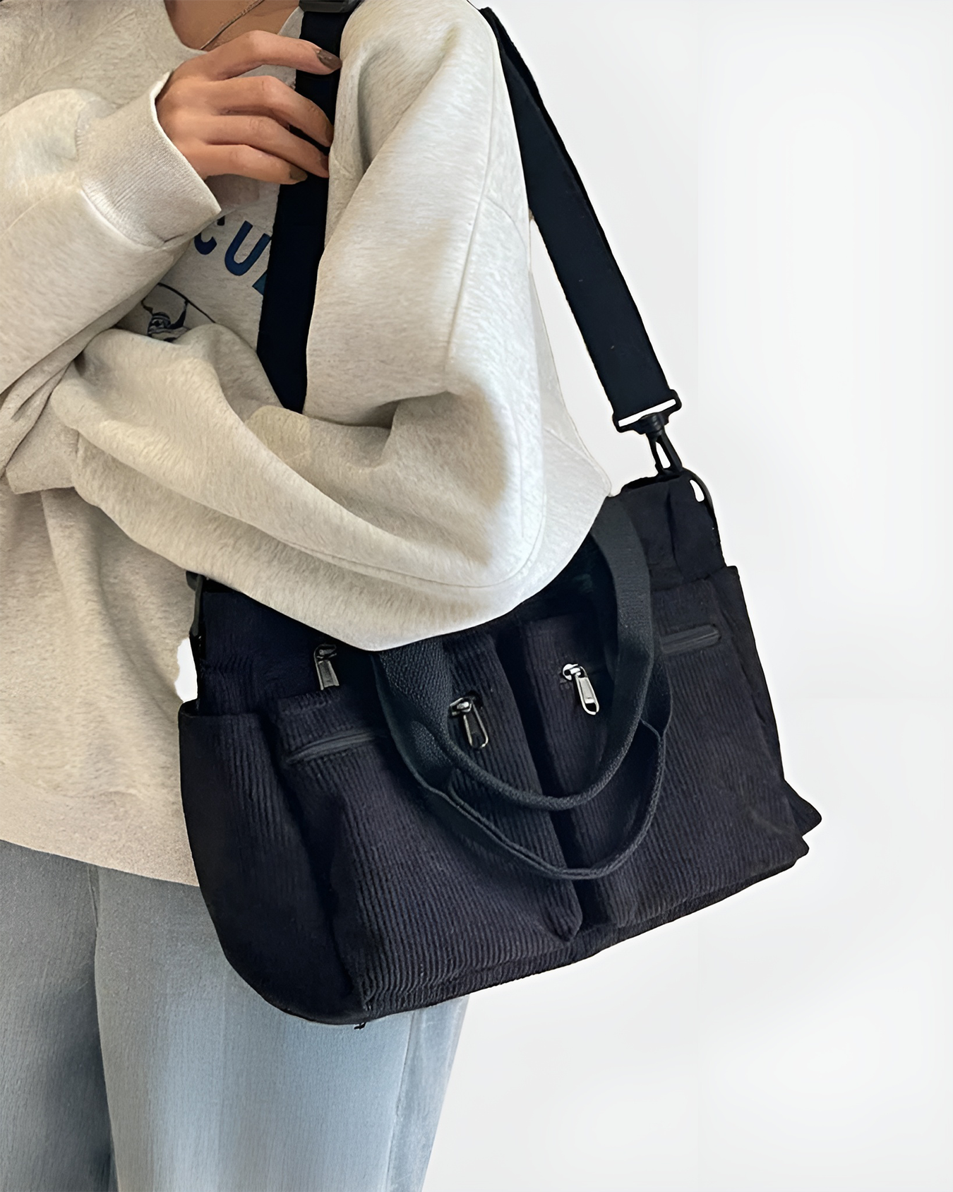 DONNA | Bolso bandolera de pana