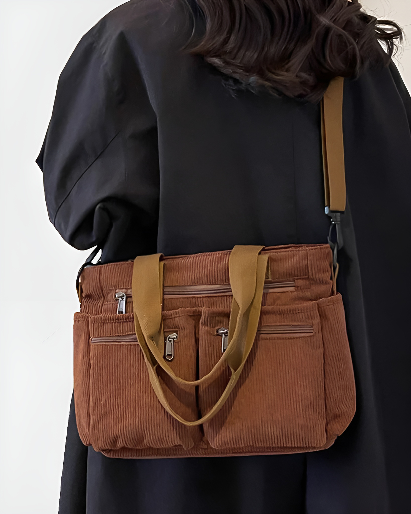 DONNA | Bolso bandolera de pana