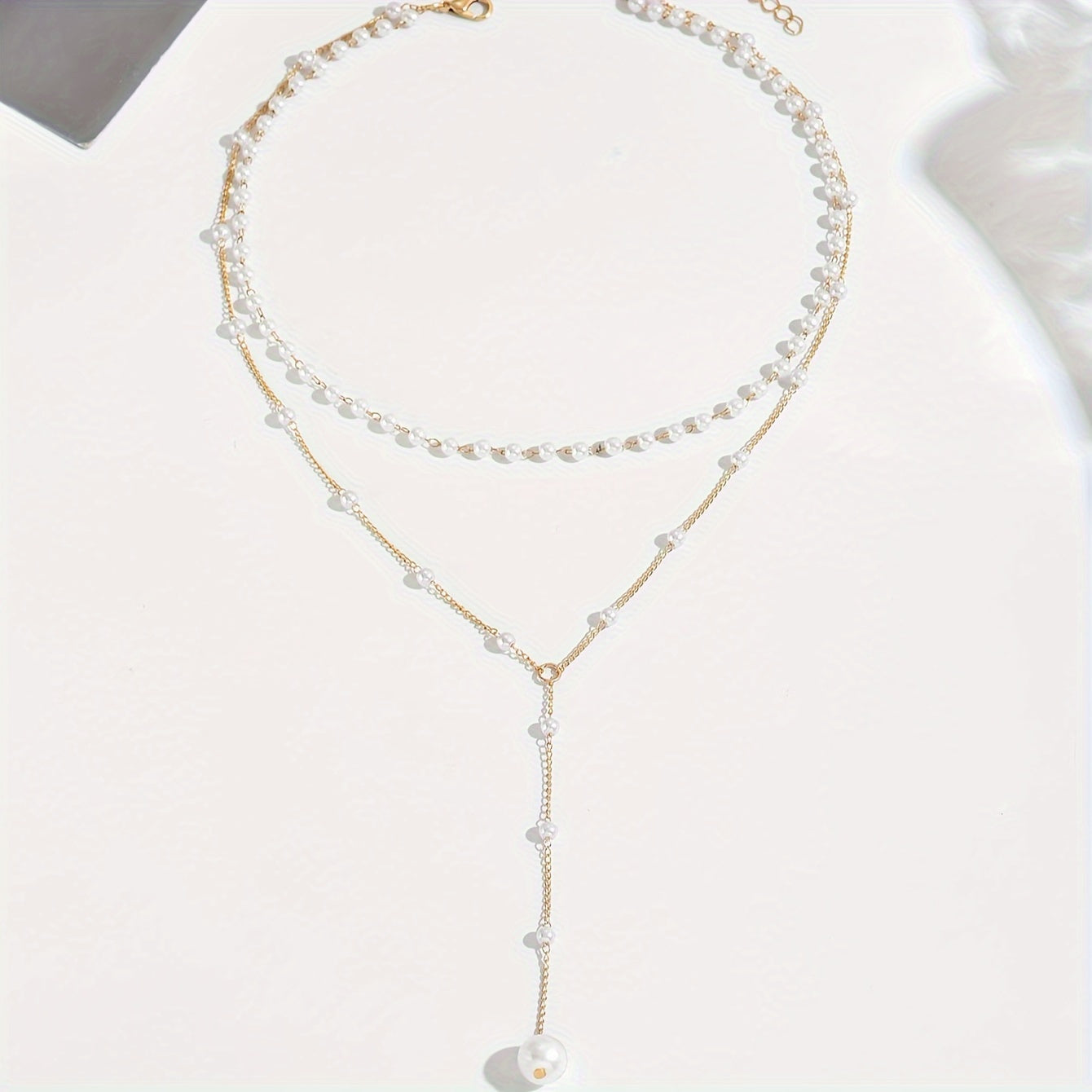 ROCIO | Collar de perlas en doble capa