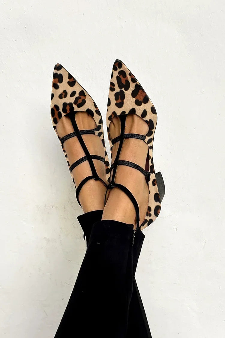 LUCÍA | Sandalias con estampado animal