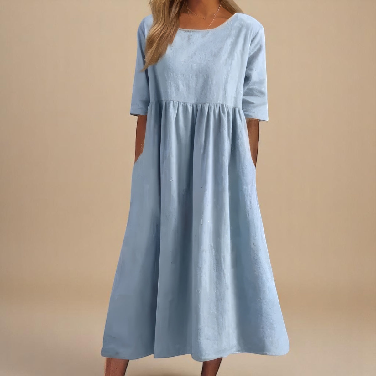 Abito – Arianna – Linea A con Maniche Leggere