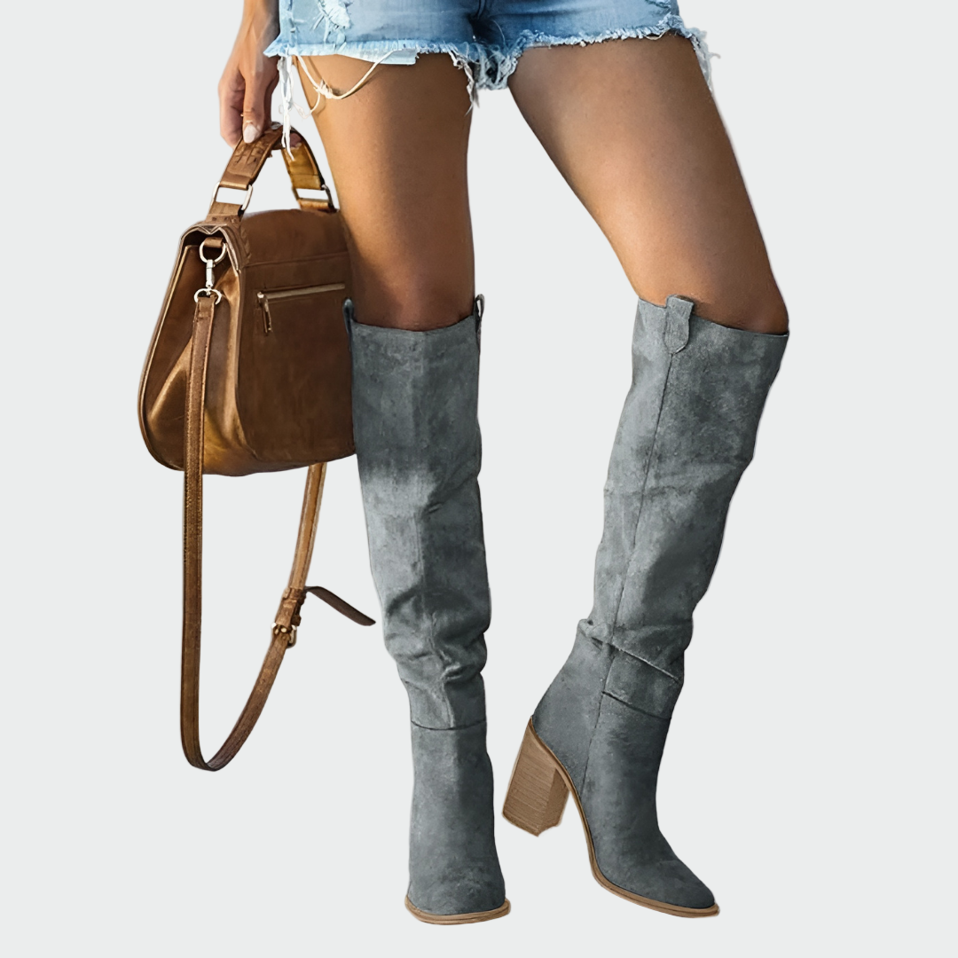 AURELIA | Bota western de caña alta