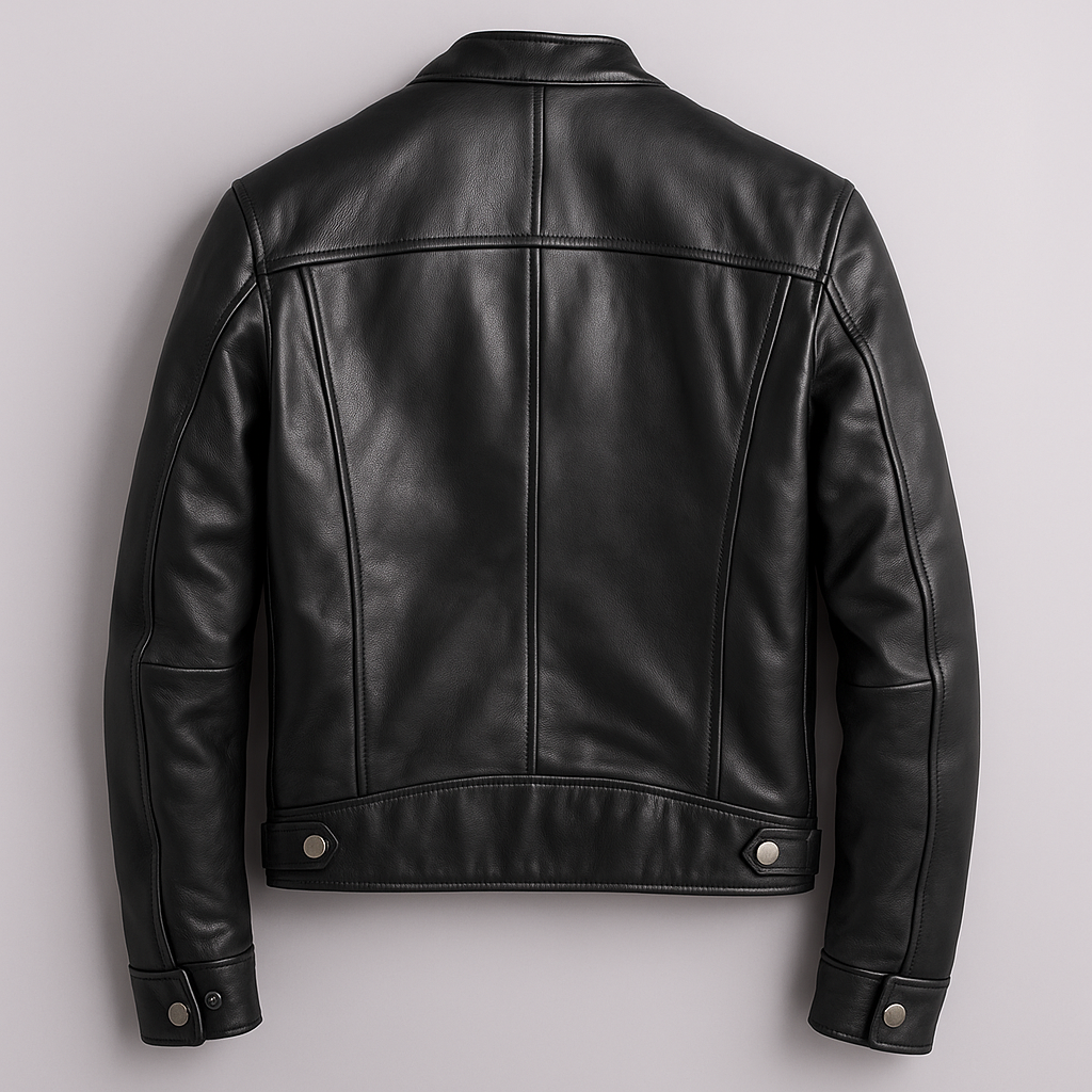 JUAN | Chaqueta de cuero estilo retro