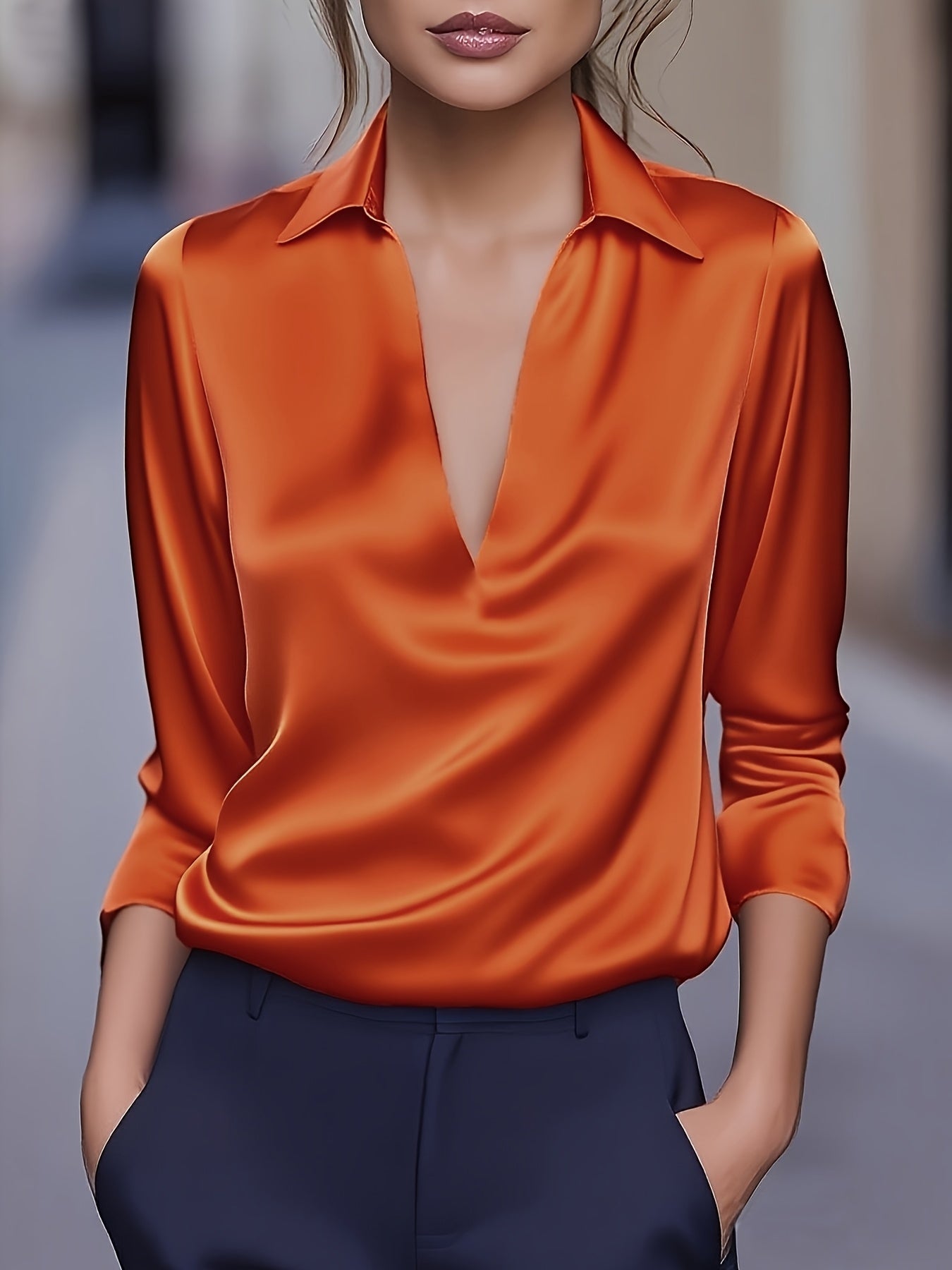 ALBA | Blusa con escote en V