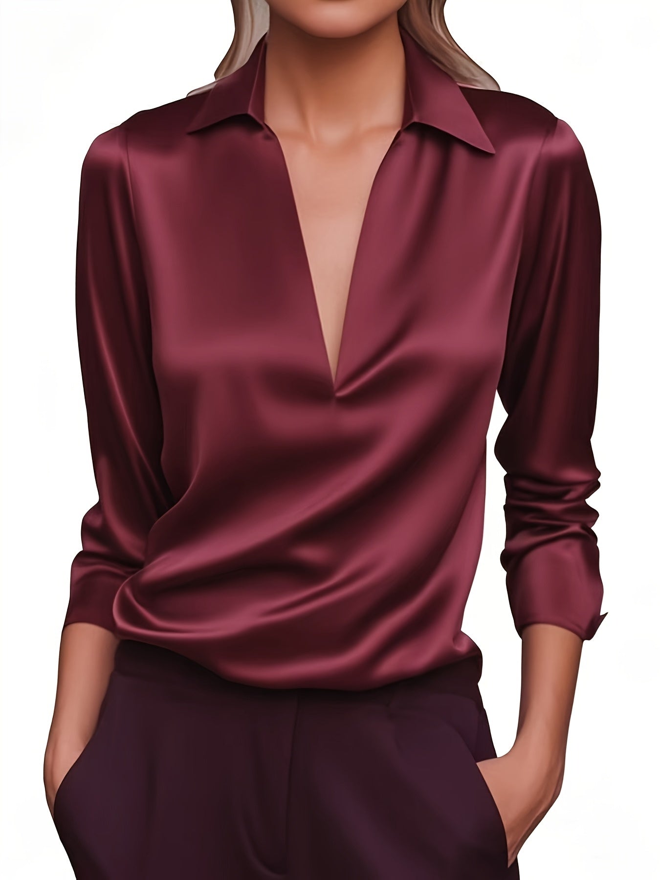 ALBA | Blusa con escote en V