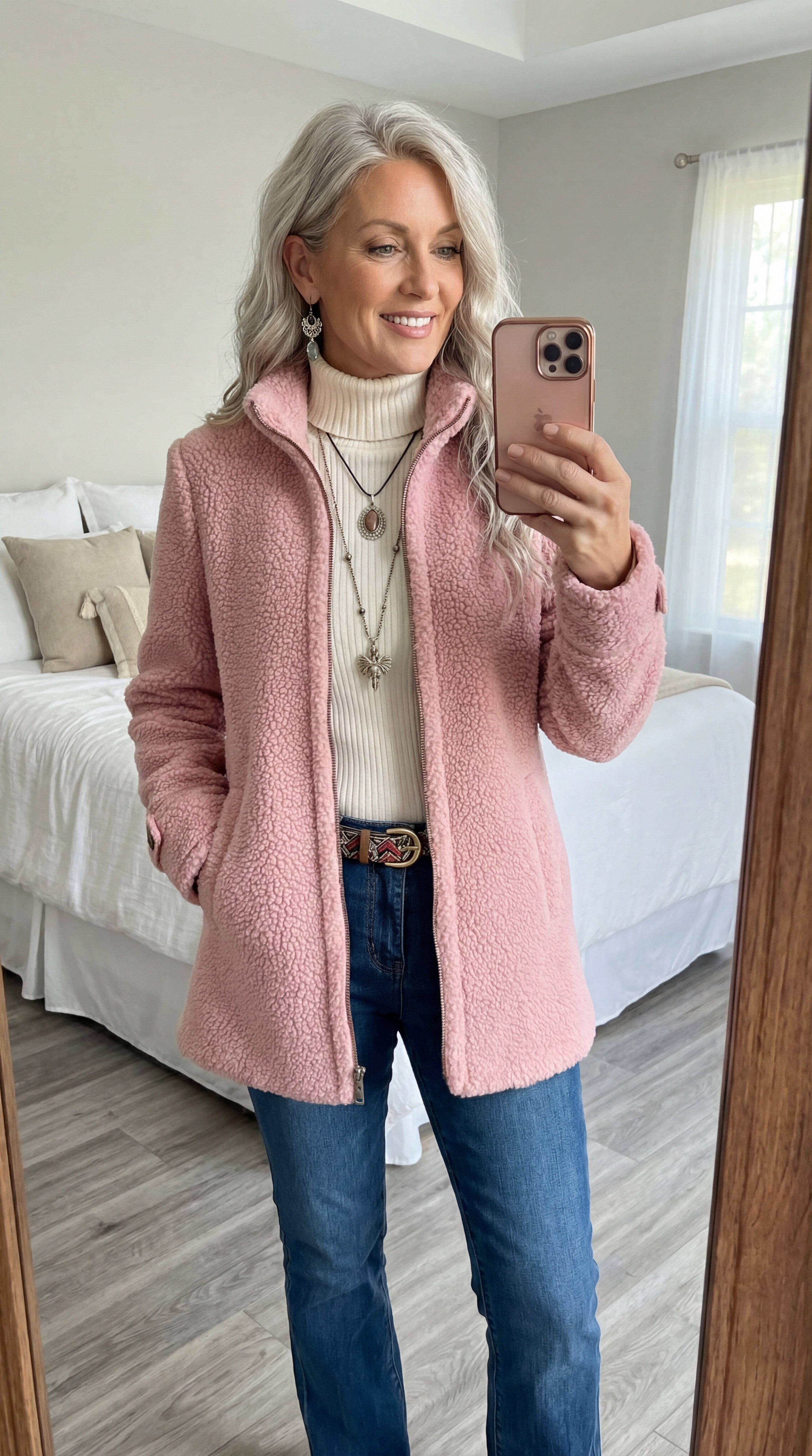 PAULA | Chaqueta teddy holgada
