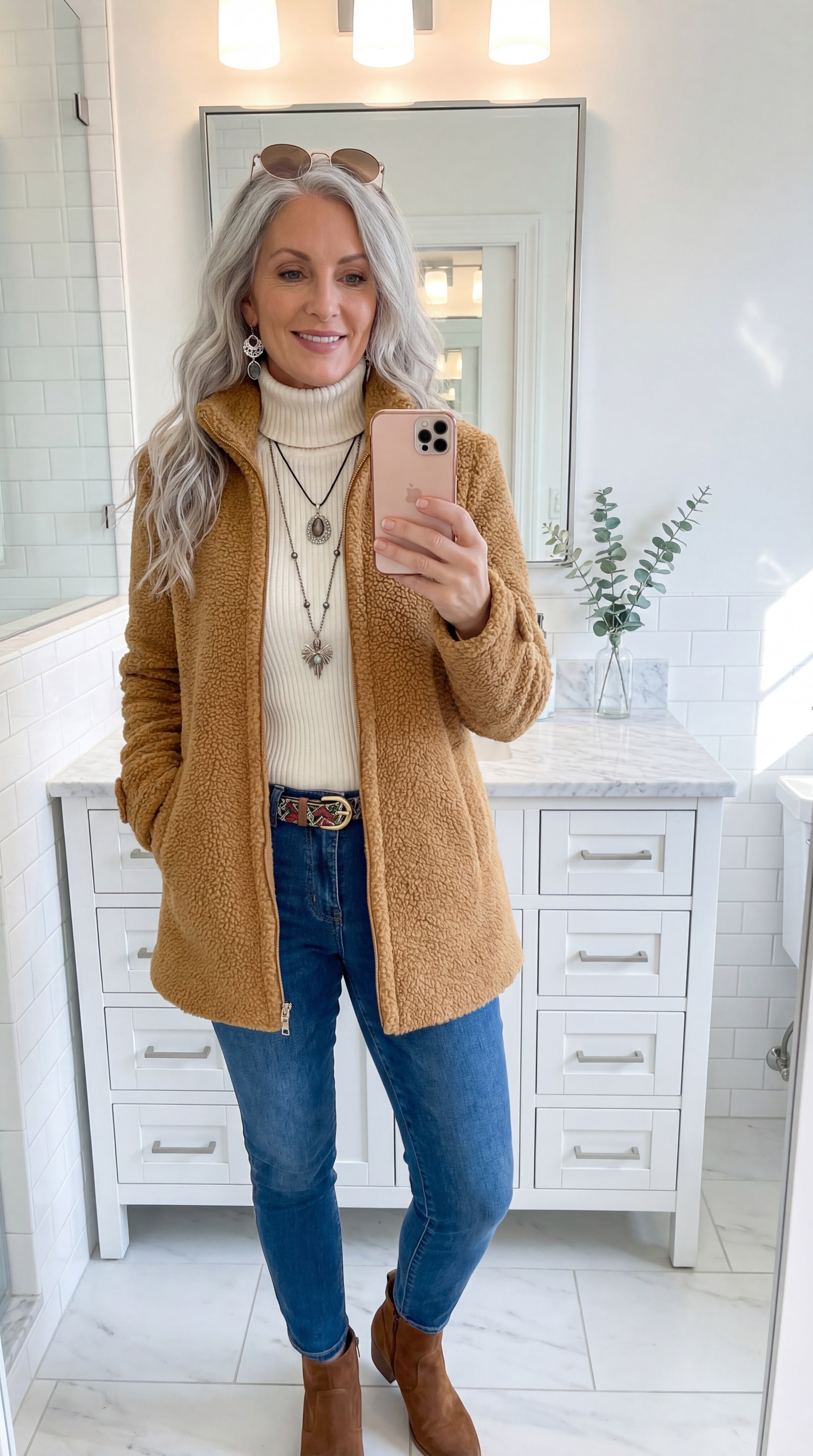 PAULA | Chaqueta teddy holgada