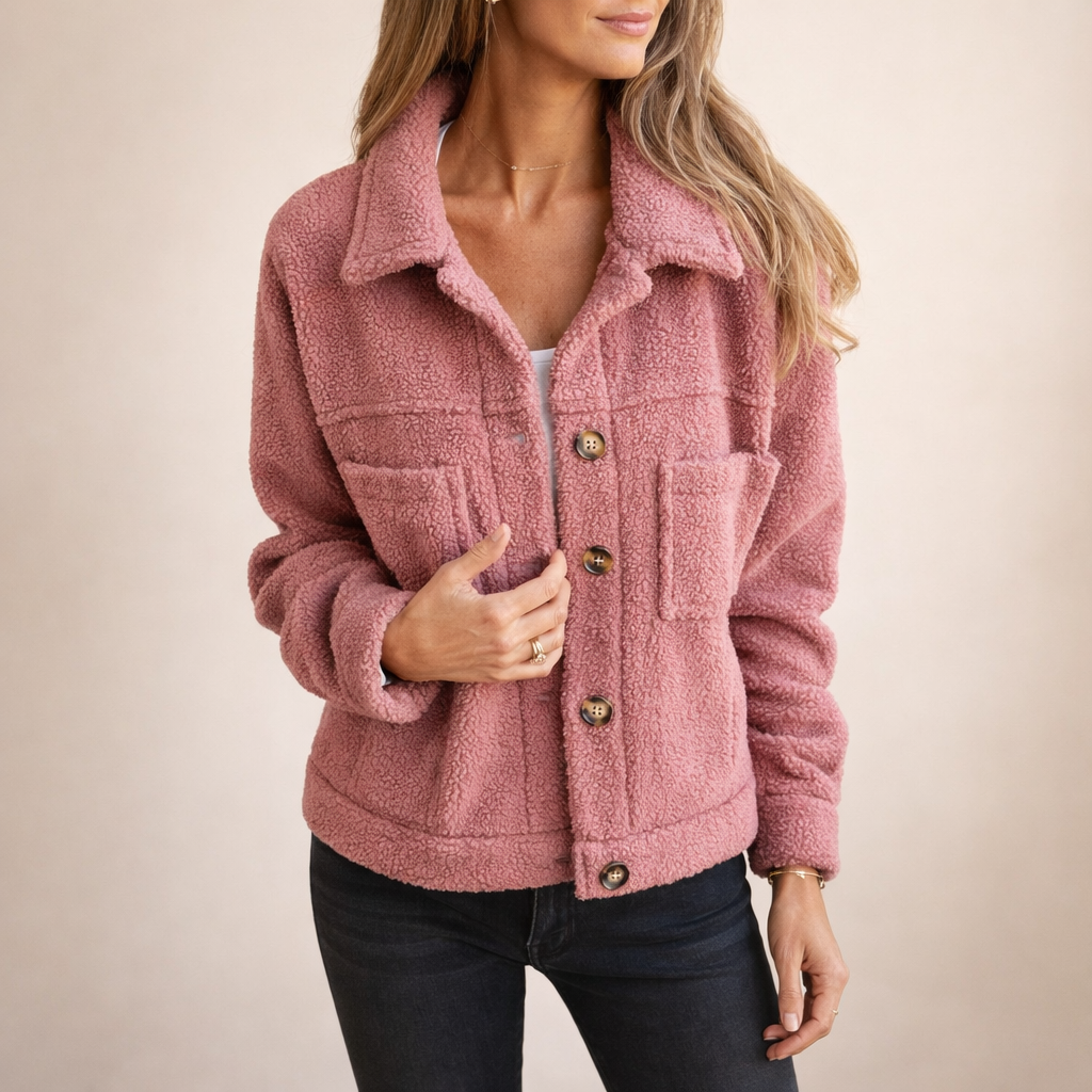 DIANA | Chaqueta con textura y botones