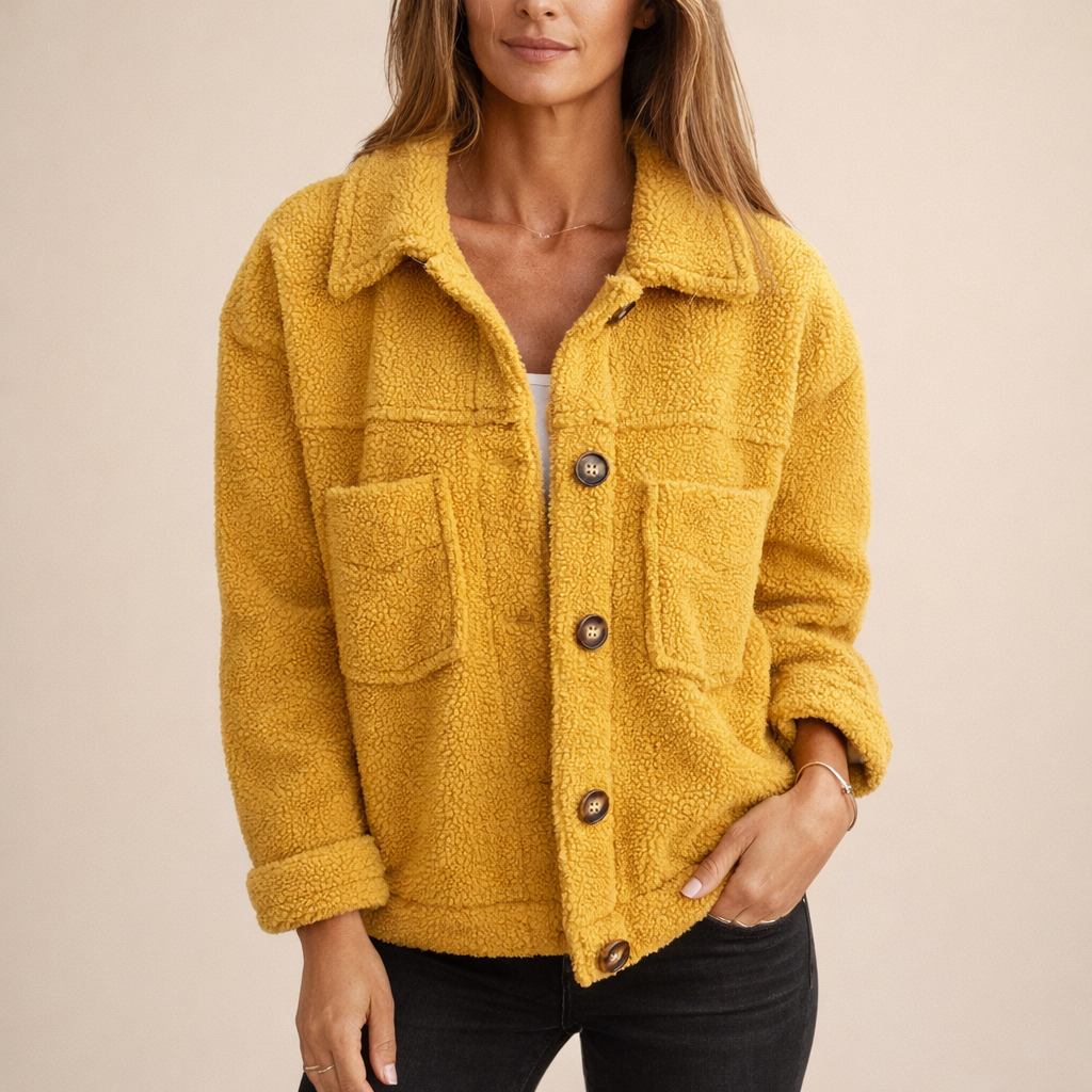 DIANA | Chaqueta con textura y botones