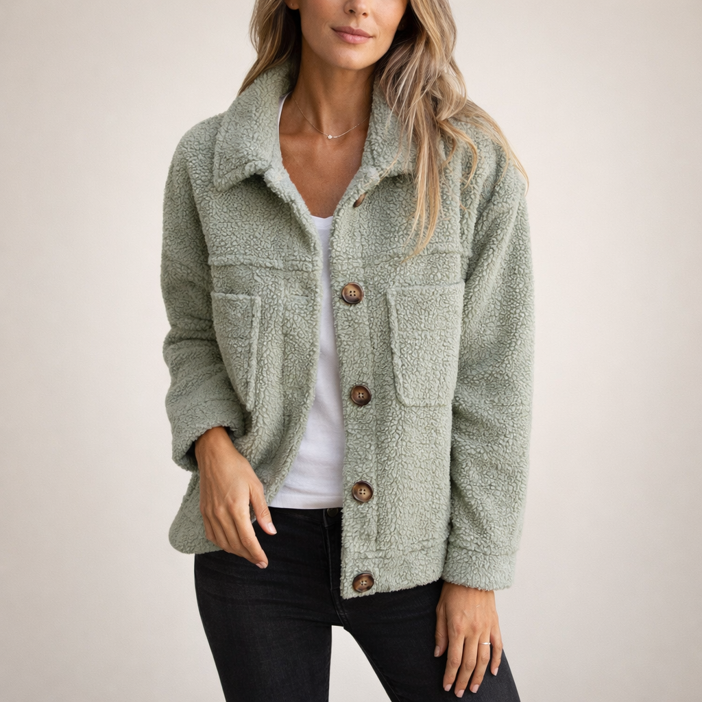 DIANA | Chaqueta con textura y botones
