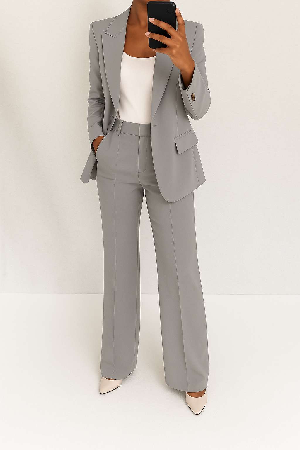 ELIZA | Conjunto con blazer de corte recto