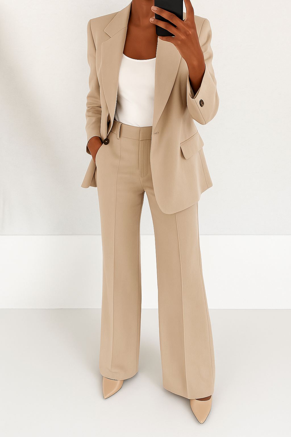ELIZA | Conjunto con blazer de corte recto