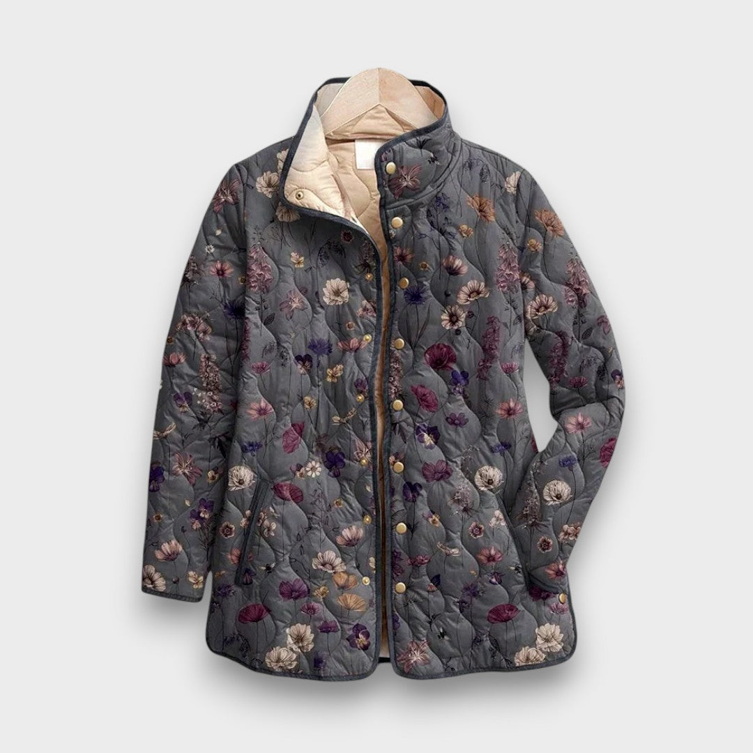 ELŻBIETA | Chaqueta acolchada con flores