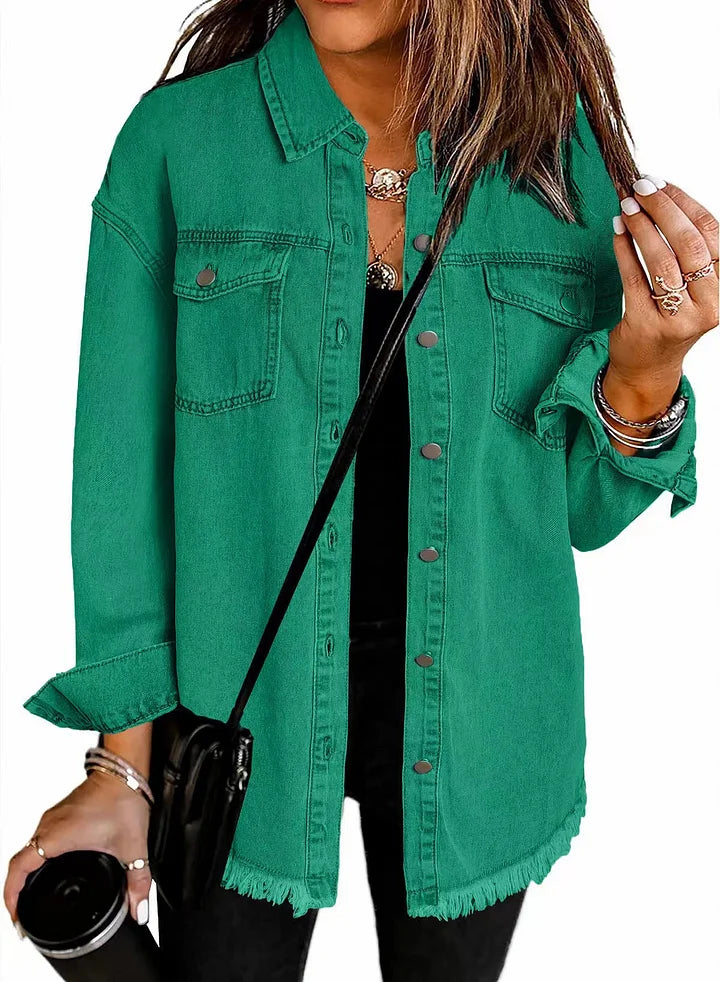 ISABEL | Chaqueta vaquera de corte holgado