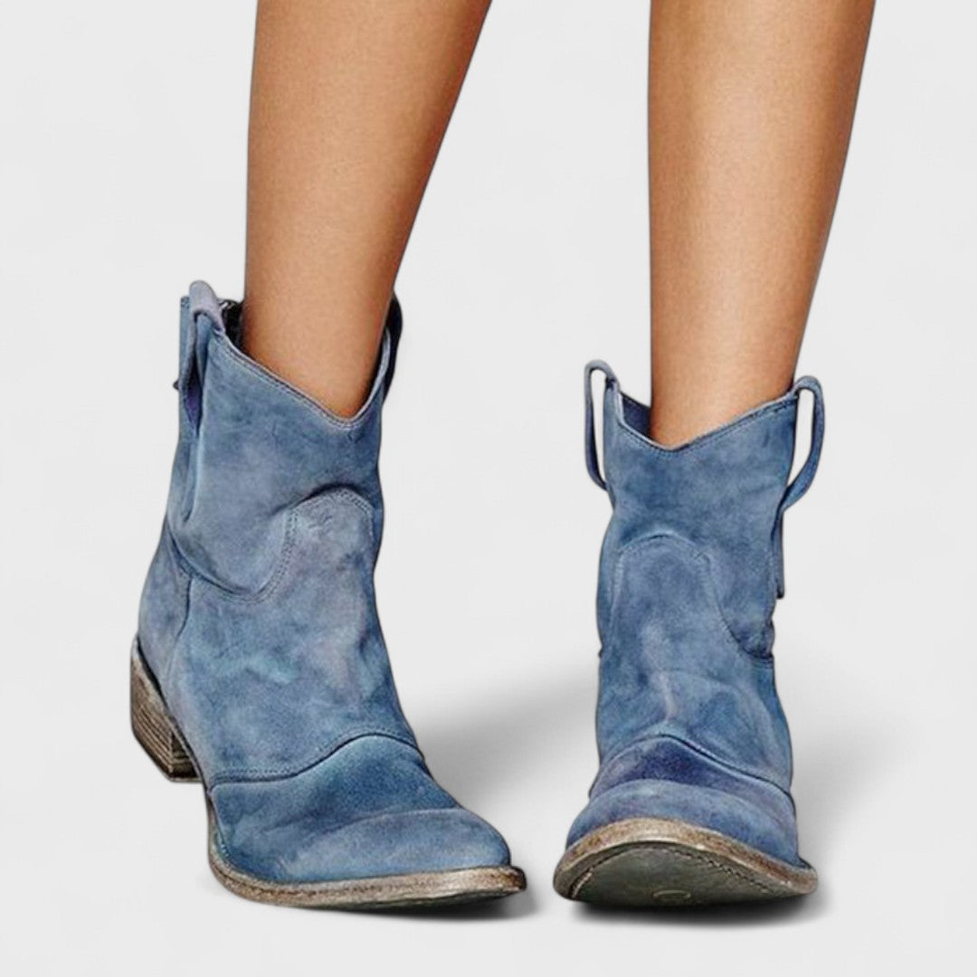 CARLOTTA | Botines con tacón de bloque western