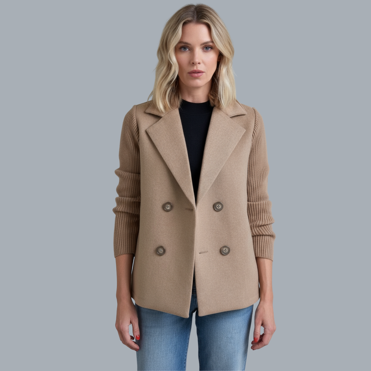 SASHA | Blazer de punto con botones