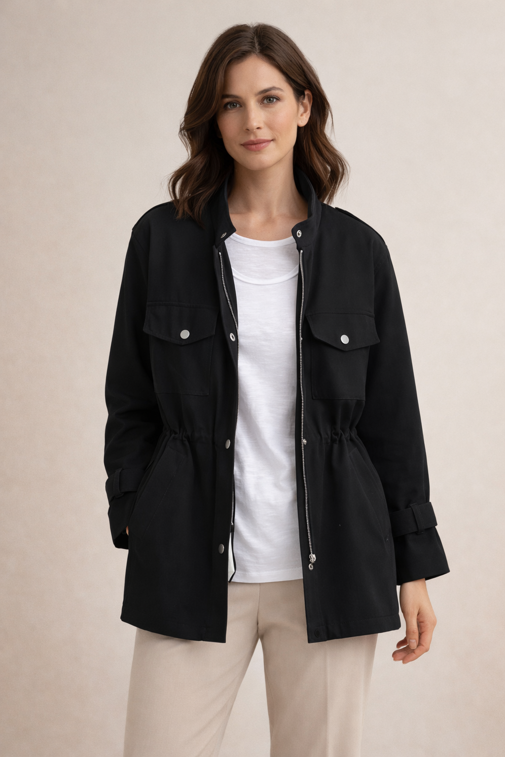 JULIA | Chaqueta utilitaria con cordón
