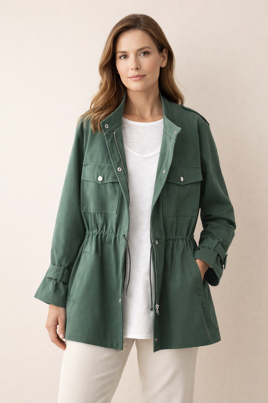 JULIA | Chaqueta utilitaria con cordón