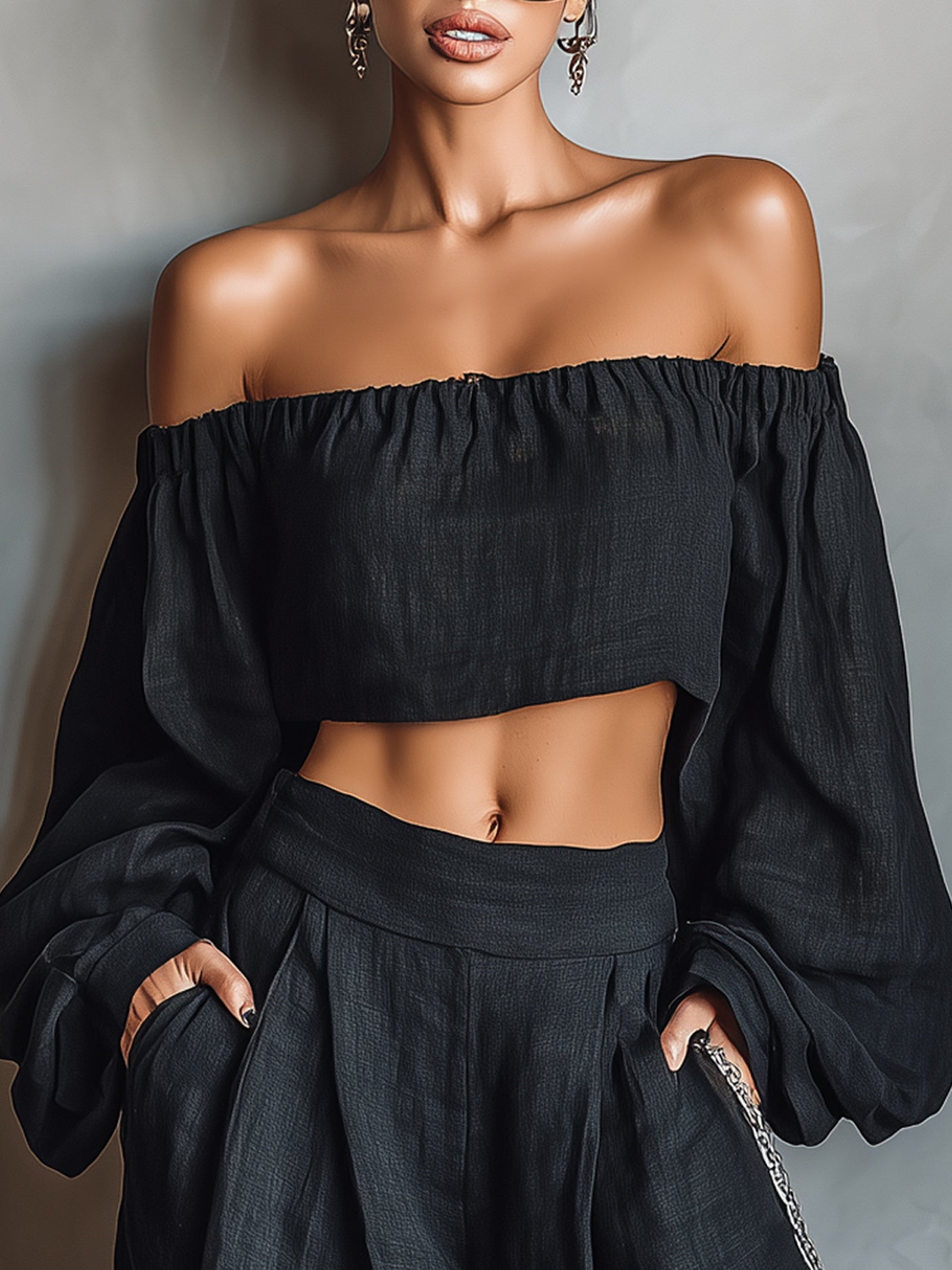 TESS | Conjunto con pantalón ancho