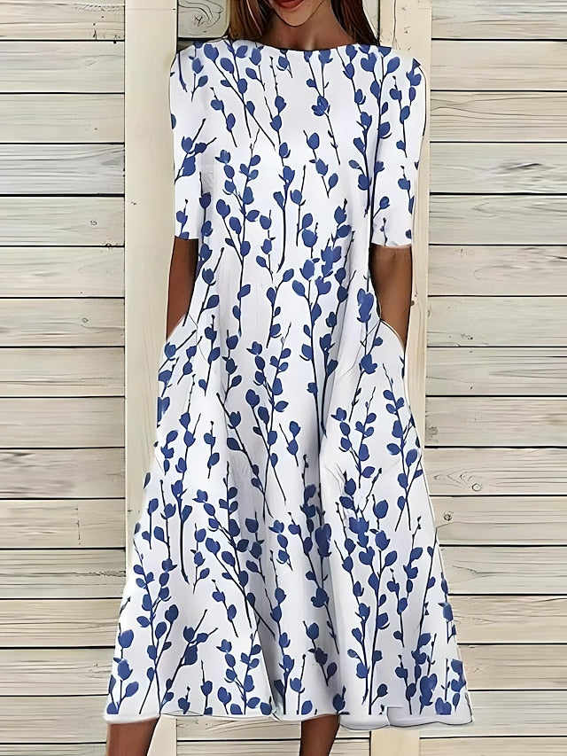 Abito Midi – Arianna – Floreale da Giornata