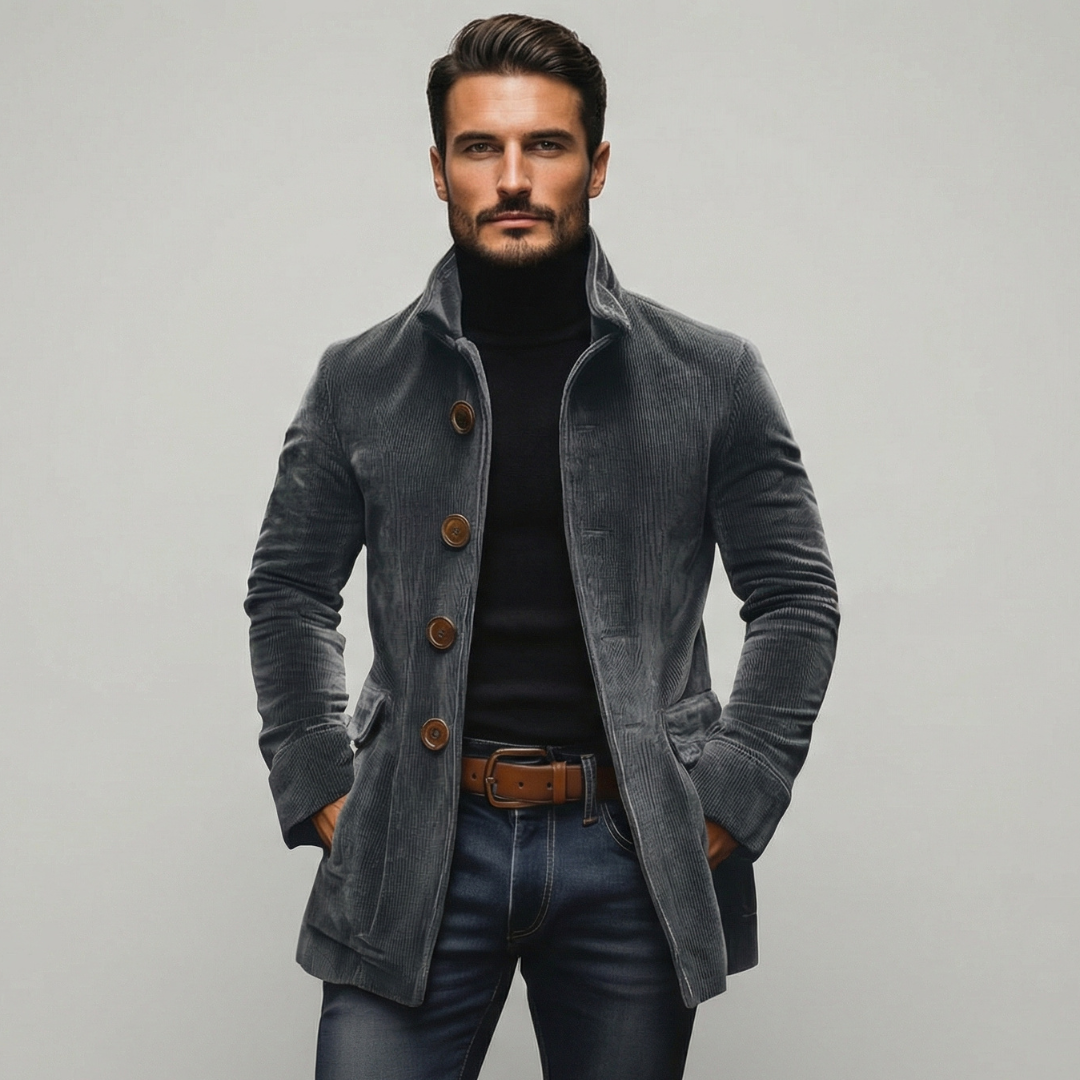 MARCO | Chaqueta de terciopelo acanalado