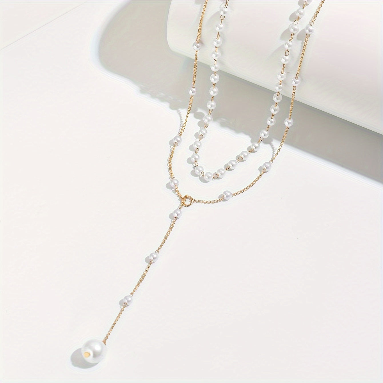 ROCIO | Collar de perlas en doble capa