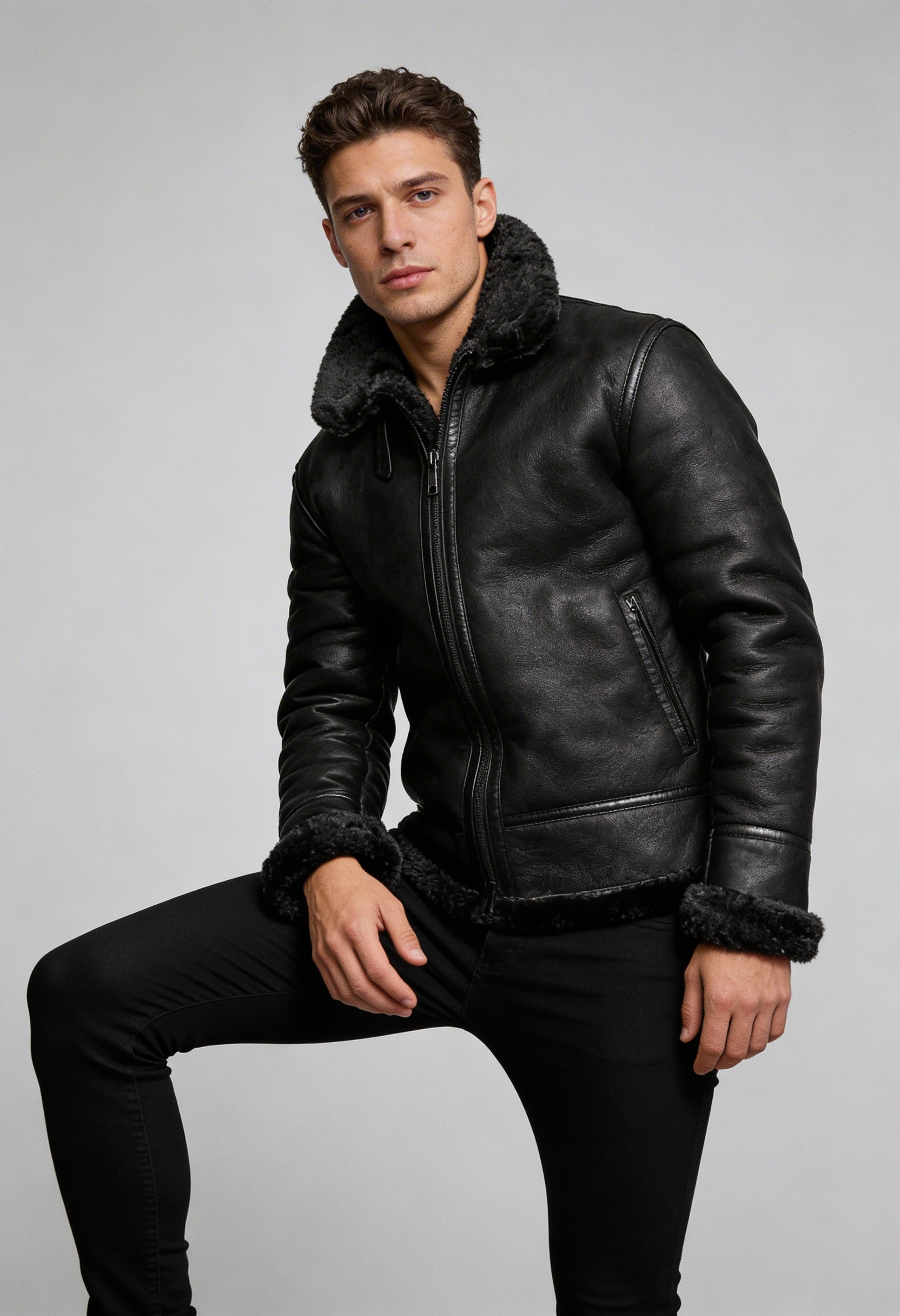AMAYA | Chaqueta abrigada de corte recto
