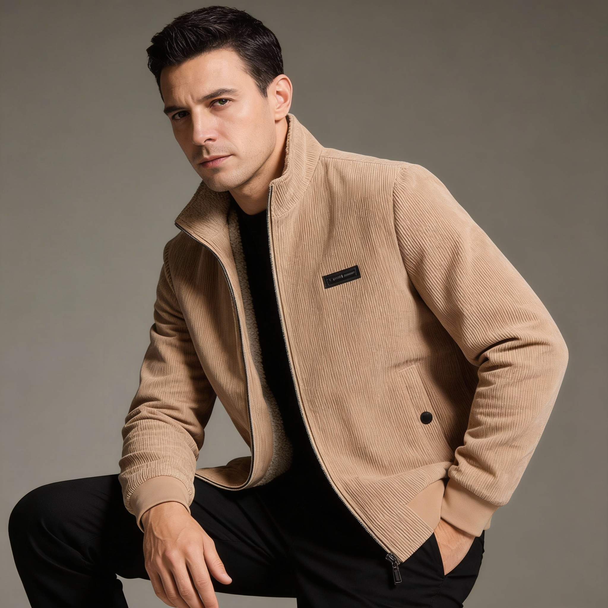 MARIO | Chaqueta de pana con forro polar