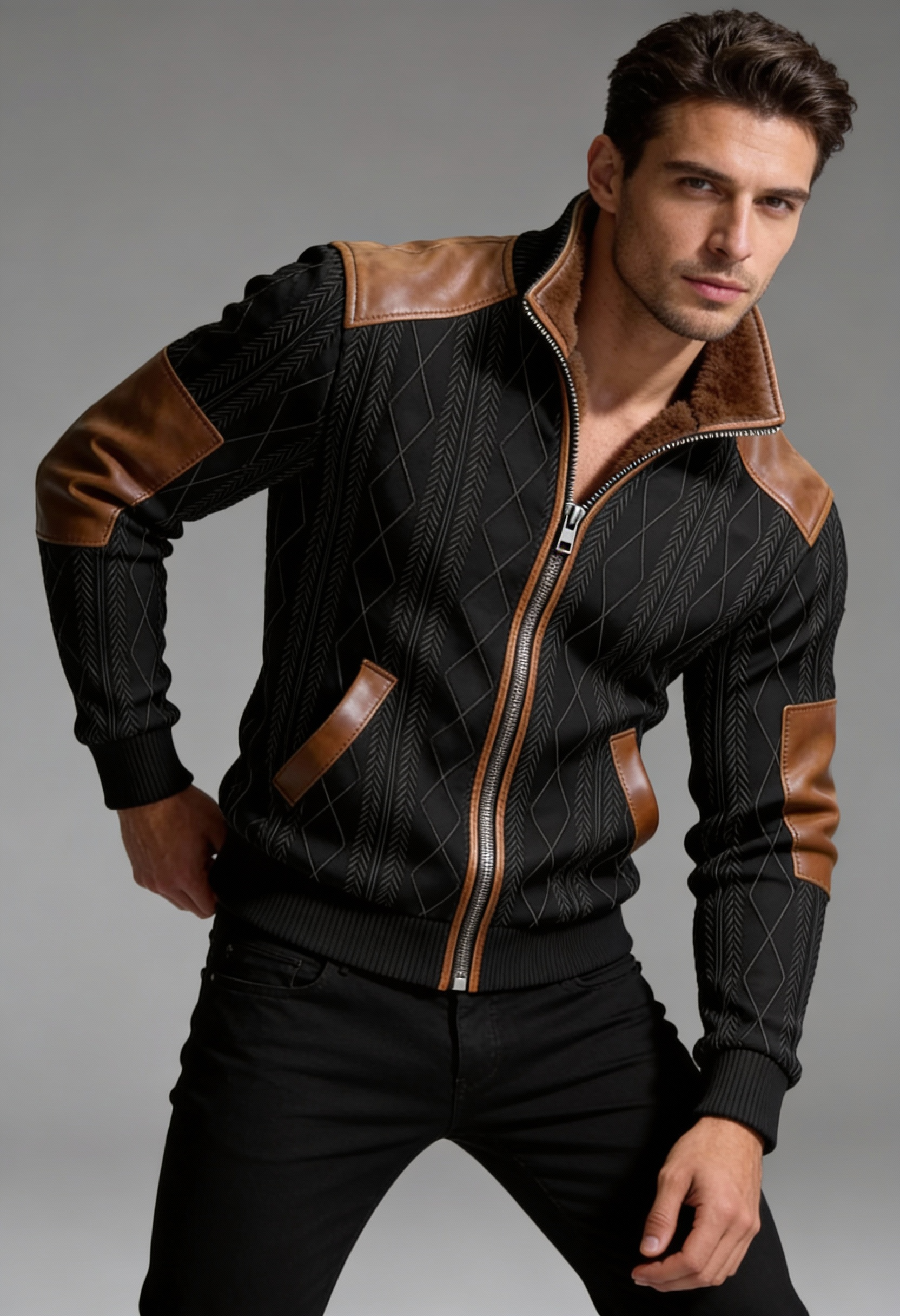 NOEL | Chaqueta estructurada con cuello alto