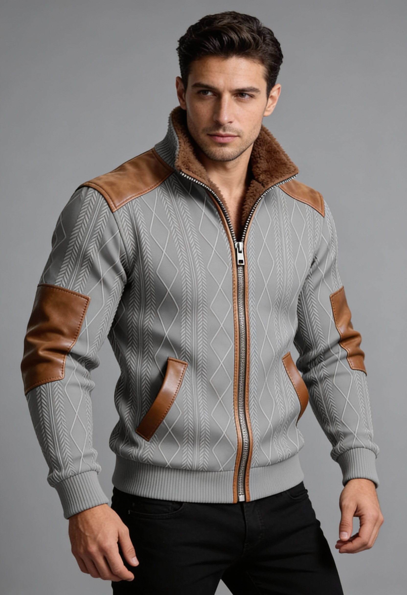 NOEL | Chaqueta estructurada con cuello alto
