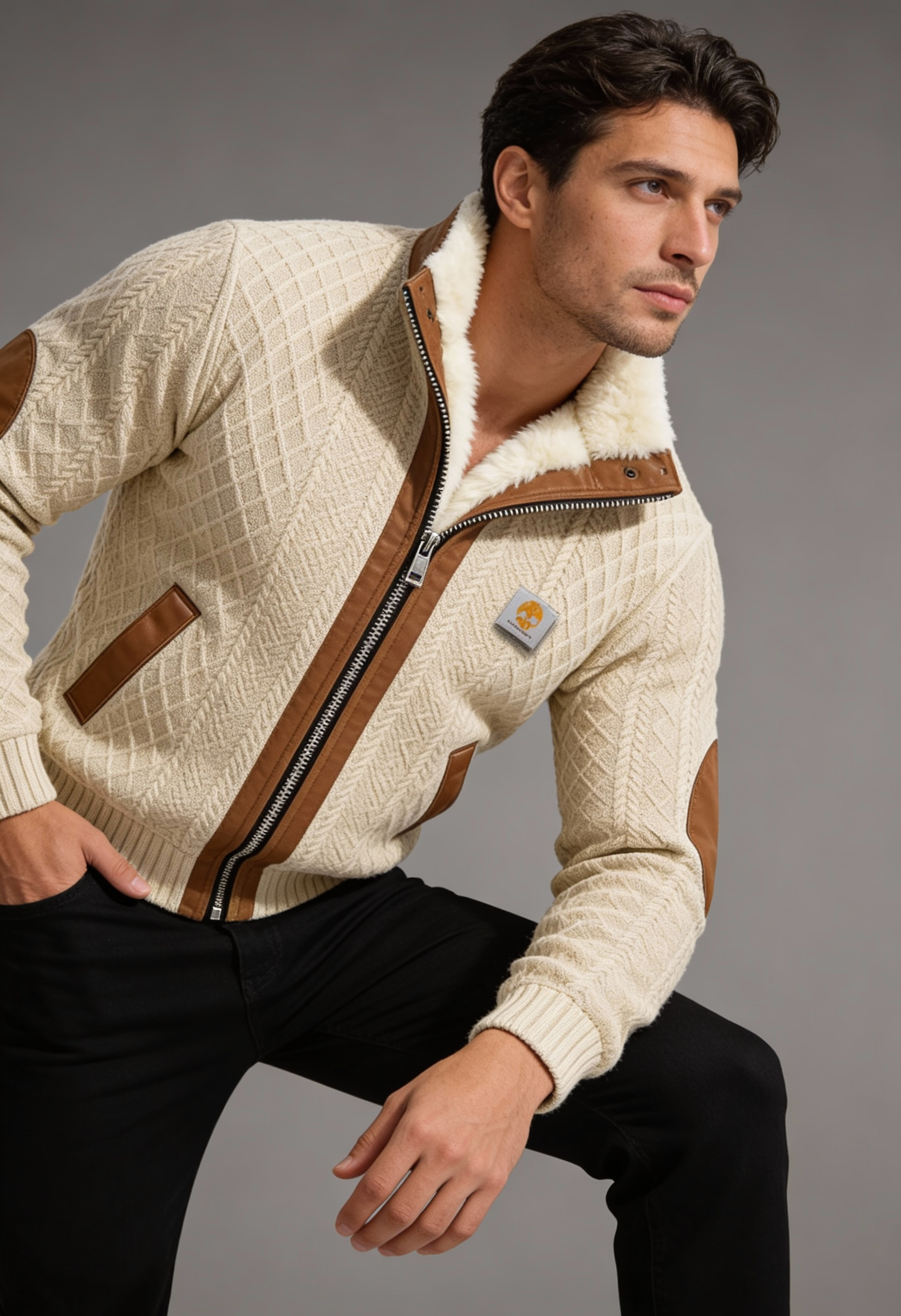 DANIEL | Chaqueta acolchada con cuello