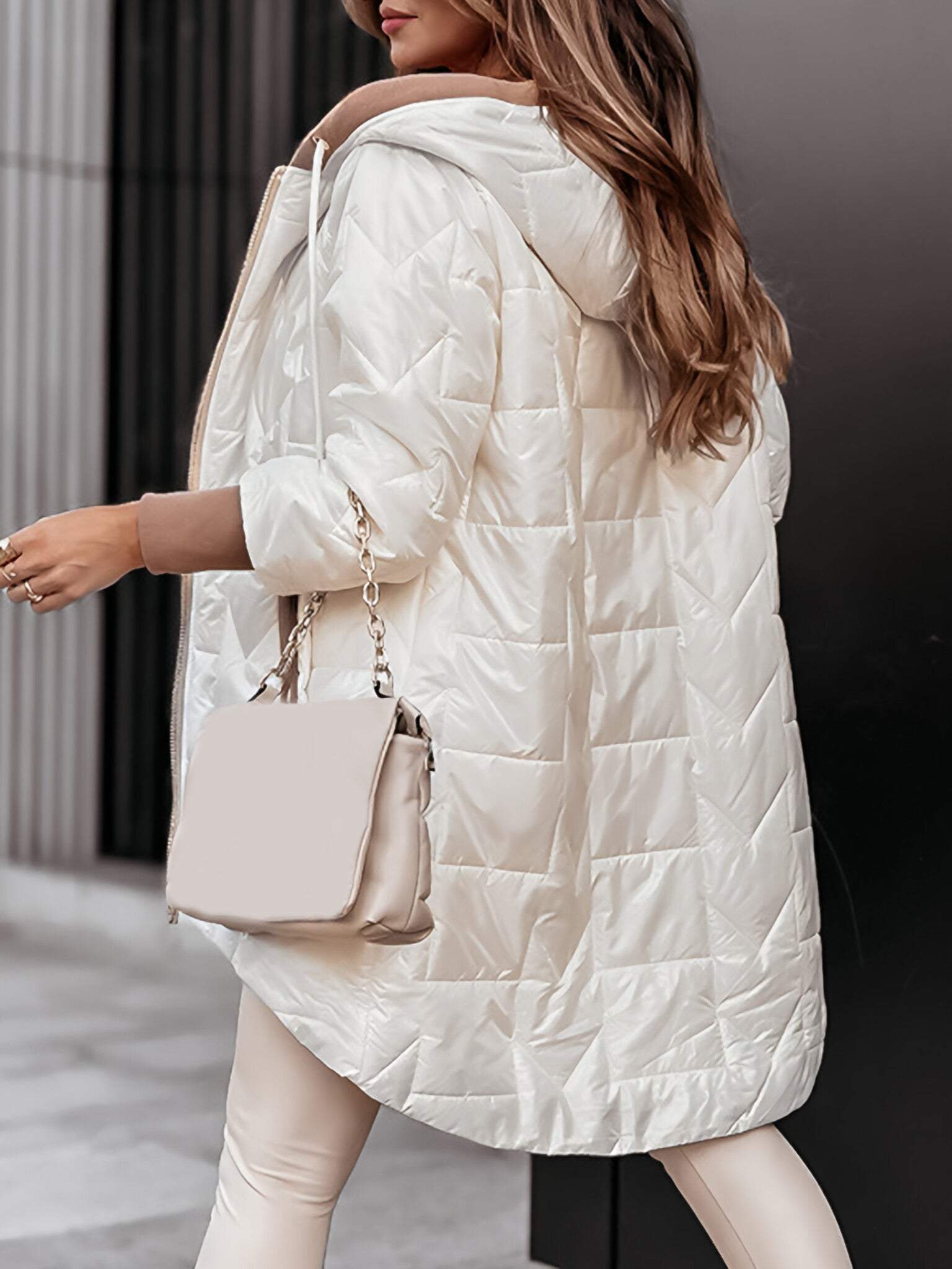 ELISE | Abrigo acolchado con capucha