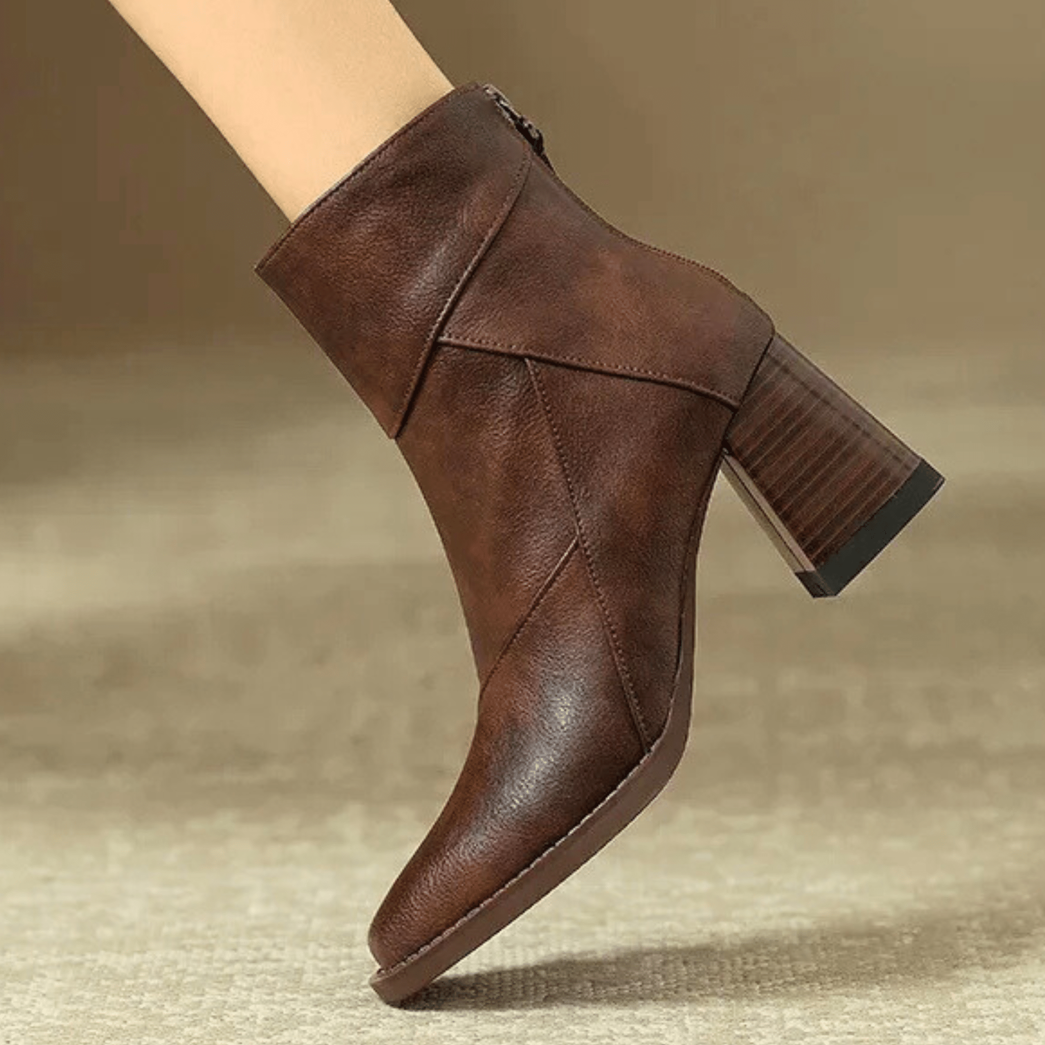 ELARA | Botines con tacón bloque