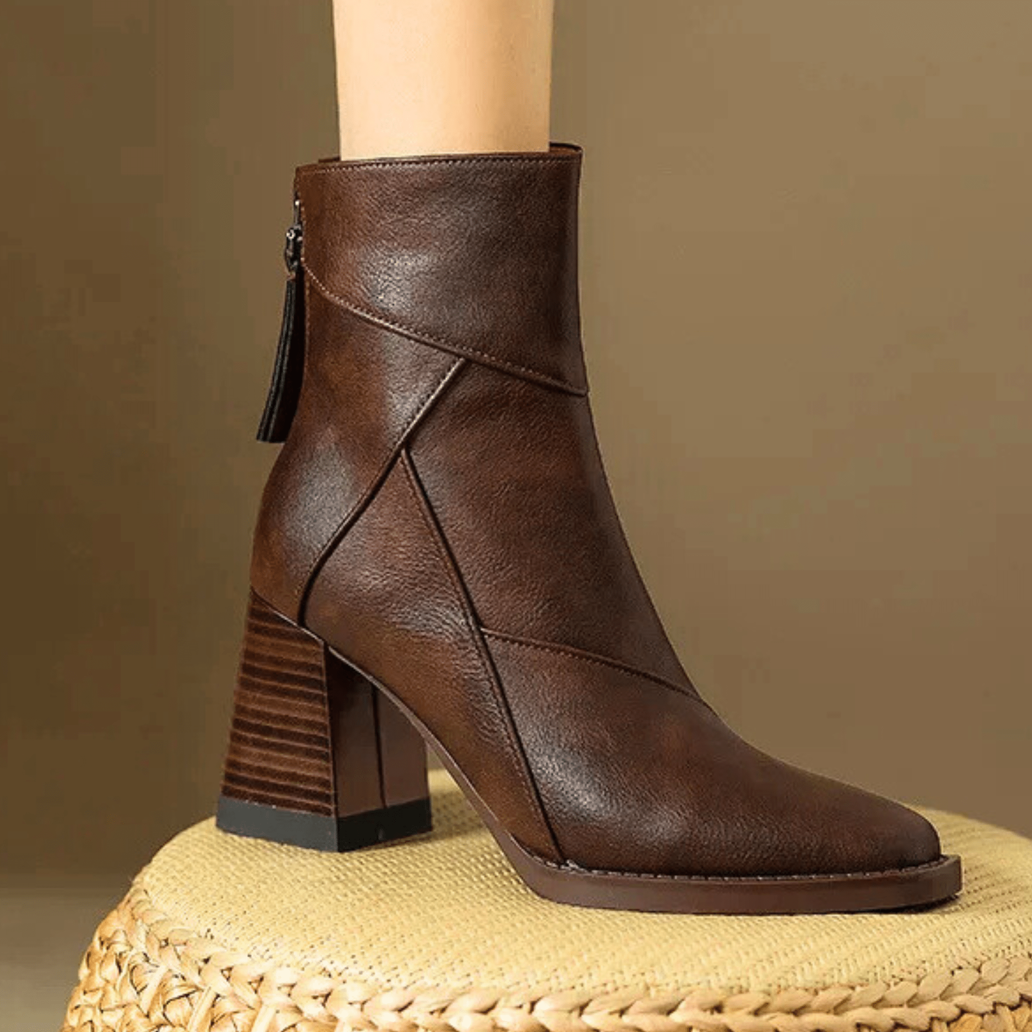 ELARA | Botines con tacón bloque